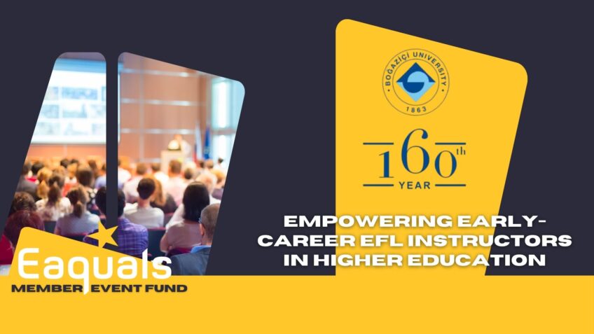 Bogazici University Event supported by Eaquals Member Event Fund banner